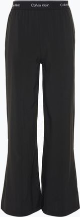 Spodnie damskie Calvin Klein Wide Leg black Wiosna 2025
