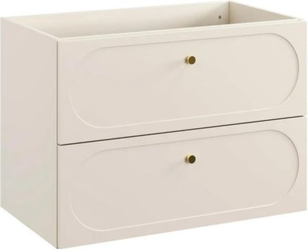 Comad DONNA SAND Szafka pod umywalkę 80 cm 2 szuflady Beż piaskowy 82-80-46-2s