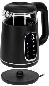 фото Электрический чайник Adler AD 1305 Black Silver