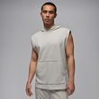 Męska bluza z kapturem bez rękawów Dri-FIT Jordan Sport Crossover - Szary