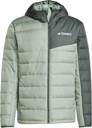 Kurtka puchowa męska adidas TERREX zielona JD8393