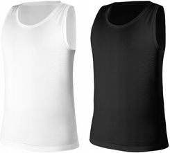 Podkoszulka 2-pack, biała, czarna, rozmiar XL