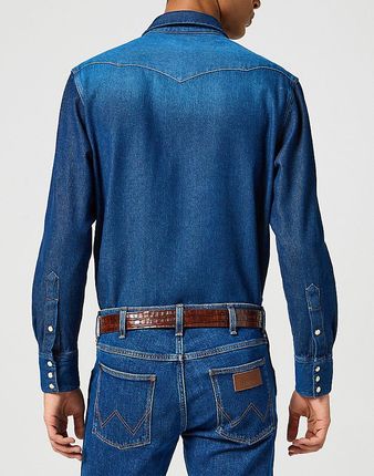 MĘSKI PASEK KLAMRA WRANGLER EASY BELT EMBOSSED 112358333 - zdjęcie 3