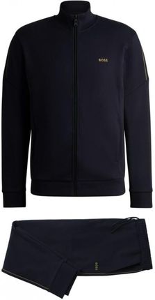 HUGO BOSS kompletny męski dres tracksuit set NAVY BLU