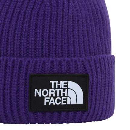 Czapka zimowa unisex The North Face LOGO CUFFED BEANIE fioletowa NF0A3FJXNL4 - zdjęcie 2