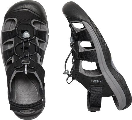 Buty sandały sportowe męskie Keen Rapids H2 Black Steel Grey
