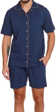 Rozpinana piżama męska Dn-nightwear PMB.4261 Cosmos (L)