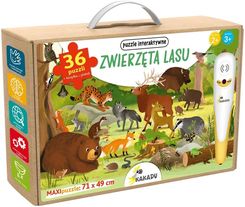 Zdjęcie Zwierzęta lasu. Puzzle interaktywne Kakadu - Zambrów