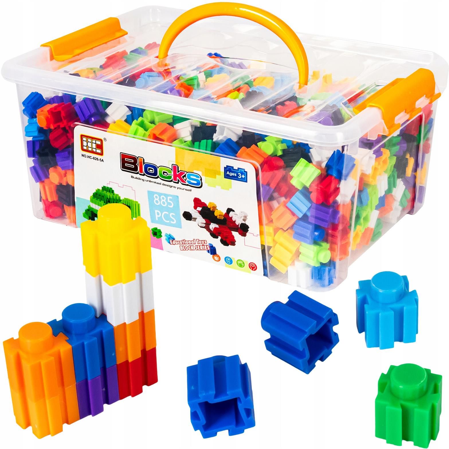 Klocki Shell Click4Toys Klocki Konstrukcyjne Przestrzenne W Kuferku 885El. - ceny i ...