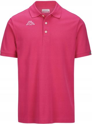 Koszulka Polo KAPPA różowa, M, bawełna