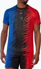 Mizuno Koszulka Do Biegania Męska Dryaeroflow Graphic Tee Onired Oniblue