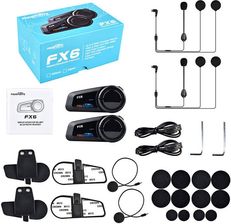 Zdjęcie Fodsports Interkom Motocyklowy Fx6 Dwupak Czarny - Czchów