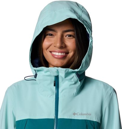 Kurtka wodoodporna damska Columbia BOULDER FALLS wielokolorowa 2116302364 - zdjęcie 2