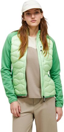 Kurtka Peak Performance puchowa damska Helium Down Hybrid Jacket zielona - M