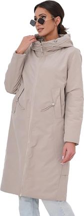 Modny płaszcz damski oversize – dwustronny, na wiosnę i jesień ELIZA