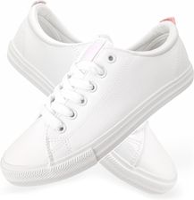 Białe Trampki Damskie Big Star z eko skóry Lekkie Stylowe Modne RR274001 37