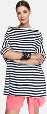 Zdjęcie by Insomnia Koszulka oversize FOXY PASKI BIAŁO GRANATOWE - Warszawa