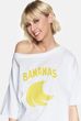 by Insomnia Koszulka oversize MEGAN "BANANA" BIAŁY