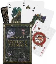 Theory11 karty Moooi Extinct Animals czarne