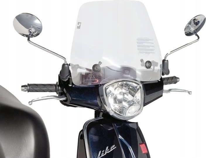 Chrome face avant Kymco Like 50 125 200 De 2019 à 2025 Chrome face avant Kymco Like 50 125 200 De 2019 à 2025