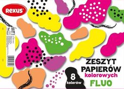 Zdjęcie Zeszyt Papierów Kolorowych A5 / 8 K. Fluo 607829 - Koluszki