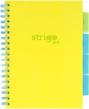 Strigo Kołozeszyt Pads Project Book B5 Linia Neon Żółty