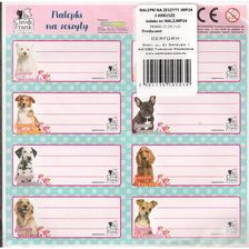 Zdjęcie Derform Naklejki Na Zeszyty Psy 3 Arkusze Derfrom - Miłosław