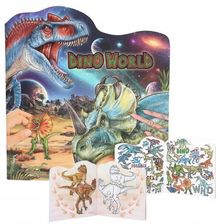 Zdjęcie Depesche Dino World Dinozaury Kolorowanka Z Naklejkami Dinozaurami - Dębica