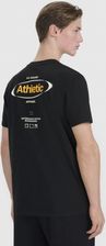 Męski t-shirt z nadrukiem 4F 4FRSS25TTSHM2687 - czarny