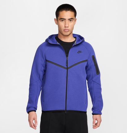 Męska bluza z kapturem i zamkiem na całej długości Windrunner Nike Tech - Fiolet