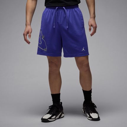 Męskie spodenki z nadrukiem Dri-FIT Jordan Sport - Fiolet