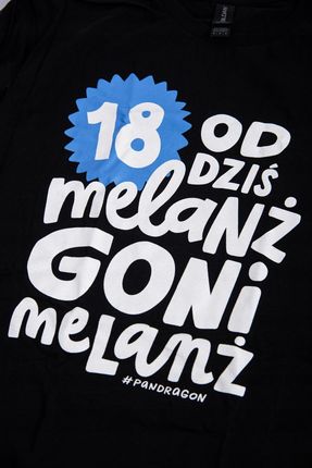 KOSZULKA NA 18 STKĘ MELANŻ M - zdjęcie 3