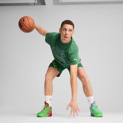 Koszulka męska Puma HOOPS X TMNT I zielona 63092802 - zdjęcie 3