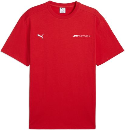 Męska koszulka F1® ESS+ o luźnym kroju z grafiką PUMA Pop Red