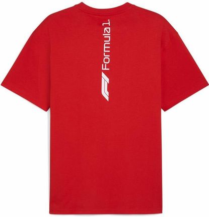 Męska koszulka F1® ESS+ o luźnym kroju z grafiką PUMA Pop Red - zdjęcie 2