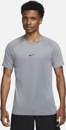 Męska koszulka z krótkim rękawem o dopasowanym kroju Dri-FIT Nike Pro - Szary