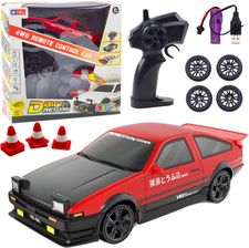 Zdjęcie Auto Sportowe Do Driftu Wymienne Koła Zdalnie Sterowany Rc 4Wd Czerwony - Wrocław