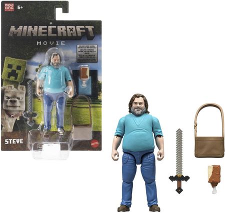 Minecraft Movie Steve Figurka Zabawka filmowa