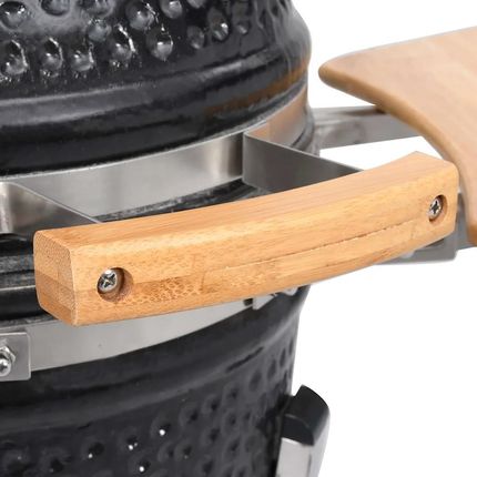 Zakito Europe Kamado Grill Ceramiczny 33cm Czarny ZE41721 - zdjęcie 4