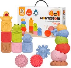 Zdjęcie Tullo 4w1 Montessori Sensoryczny zestaw edukacyjny 6+, 18 szt.  - Czechowice-Dziedzice