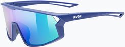 Zdjęcie Okulary Przeciwsłoneczne Dziecięce Uvex Skyryse Jr Blue Matt/Mirror Green Wiosna 2025 - Jeziorany