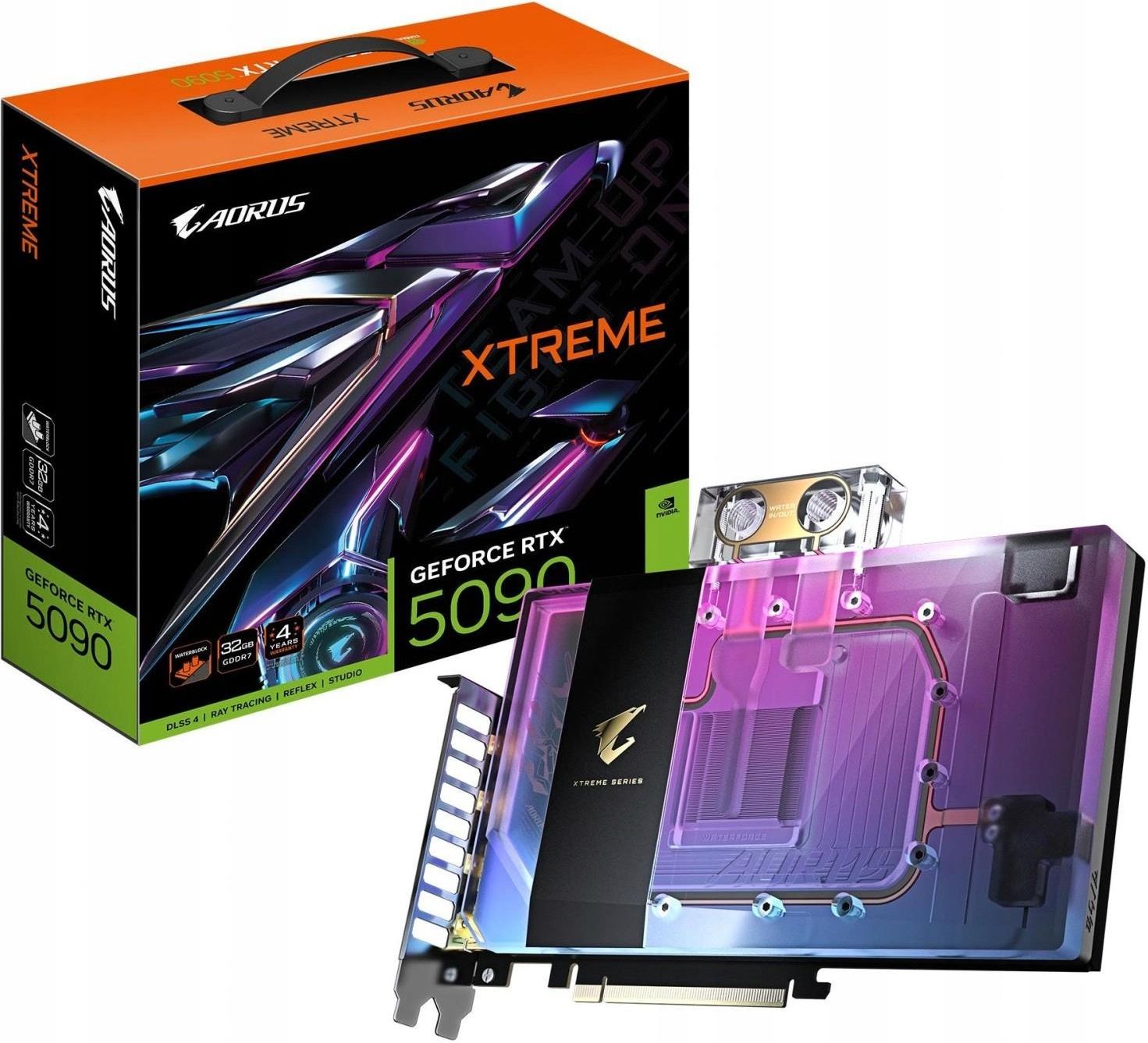 Gigabyte Aorus GeForce Rtx 5090 Extreme Waterforce Wb 32GB