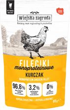 Wiejska Zagroda Monoproteinowa Mokra Karma Dla Kota Fileciki Kurczak 85G