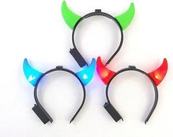 Zdjęcie Opaska Rogi Diabełka Świecące Mix - Ostroróg