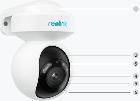 Reolink Kamera Obrotowa Zewnętrzna 8Mpx 10Xzoom Cyfrowy E1 Outdoor Pro Poe - zdjęcie 3