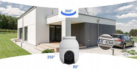 Ezviz Zestaw Do Monitoringu Wifi 7X C8C 3K 5Mp Detekcja Aplikacja Microsd - zdjęcie 4