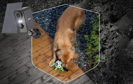Iegeek Kamera Solarna Zewnętrzna Bezprzewodowa Ip Wifi 5Mpx Do Monitoringu 64Gb - zdjęcie 3
