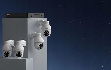 Iegeek Zestaw Monitoringu Wifi 5Mpx Poe 2Tb 4 Kamery Premium Bezprzewodowe Komplet - zdjęcie 3