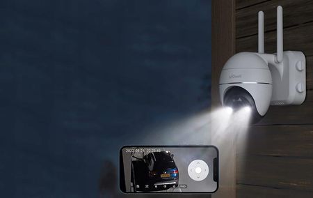 Iegeek Kamera Ip Smart Zewnętrzna Obrotowa Bezpieczeństwa Wifi 2K 3Mpx 4Xzoom 4szt. - zdjęcie 4