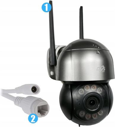Dvs Zewnętrzna Kamera Wifi Z Funkcją Śledzenia Smart Kamera Do Domu Full Hd - zdjęcie 4